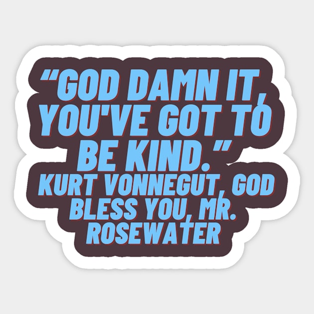 quote Rosewater about charity Sticker by AshleyMcDonald